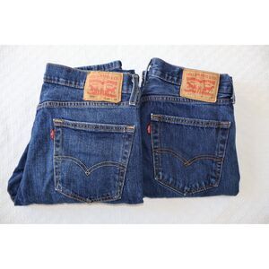 2 PAIRS - Levi's Men's 505 Jeans 32x34